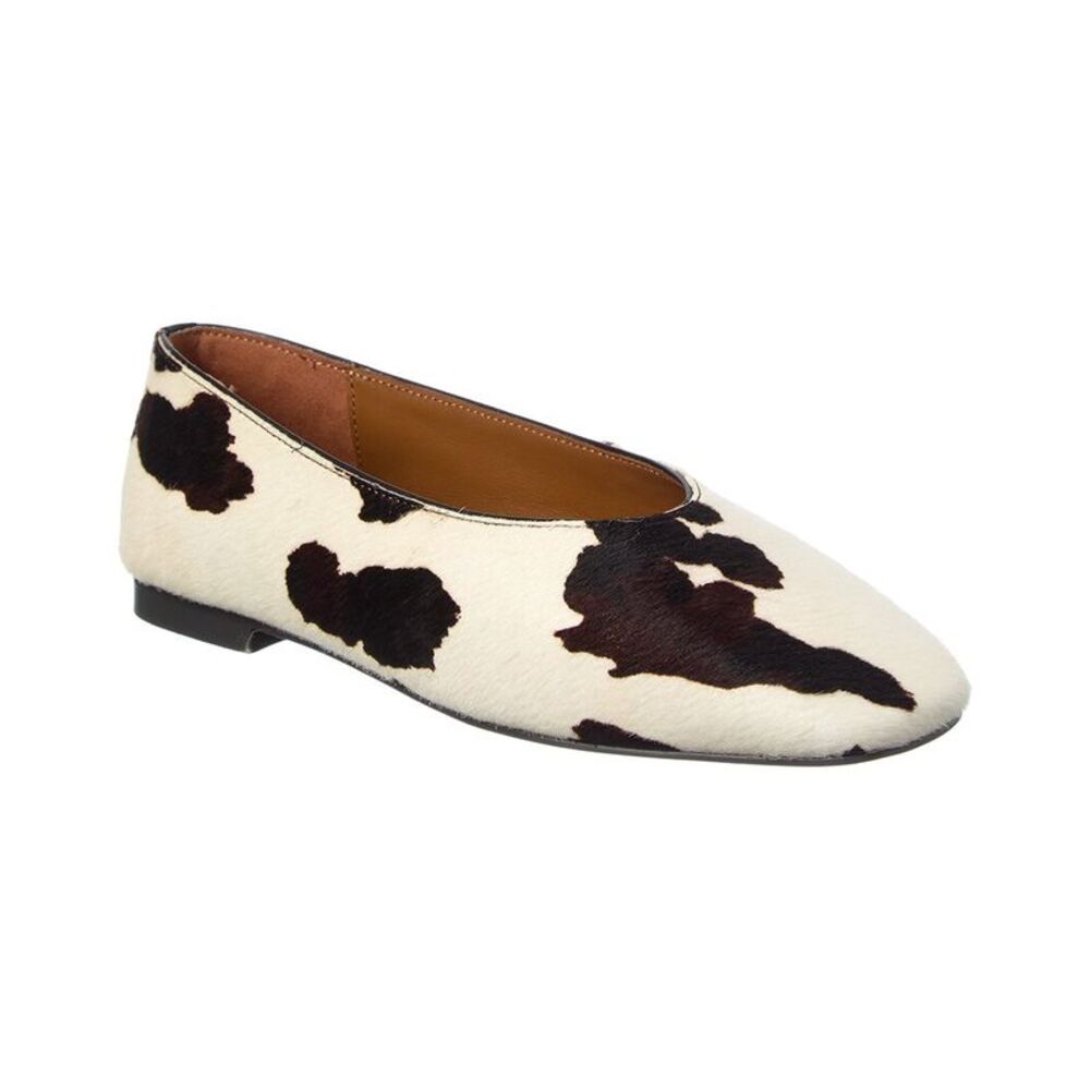 Madewell Mylie Haircalf Ballet Flat, White